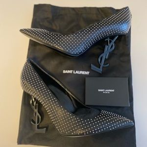 YSL OPYUM STUDDED PUMPS